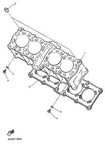 YZF600R Цилиндры
