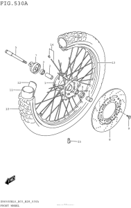  Переднее колесо