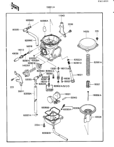 KL600 Carburetor assy