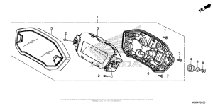 CBR500R (ABS) Спидометр