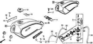 GL500I Топливный бак