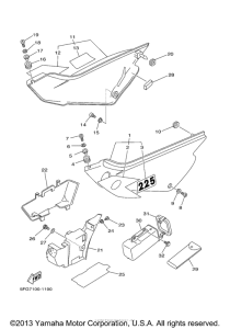 TT225RN Боковые обтекатели