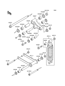 VN800 Подвеска  /  амортизатор
