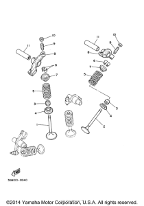 XV250FCL Клапана