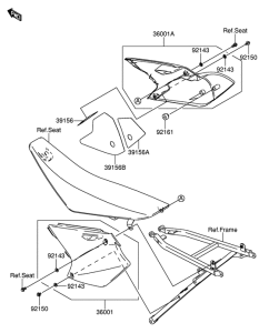 RM-Z250 Боковая крышка