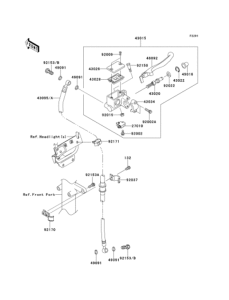 BJ250 Главный тормозной цилиндр