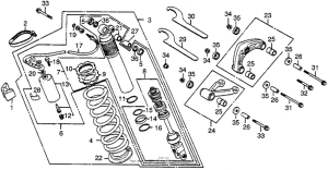 CR80R Задние амортизаторы