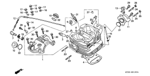 XR200R Головка цилиндров