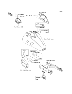 VN1600 Наклейки