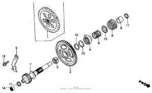 TR200 Кик стартер
