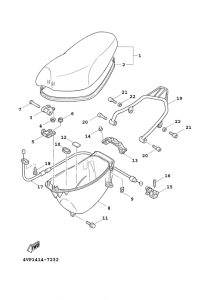 YW100E Seat. carrier