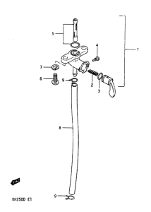 RM250 Топливный кран
