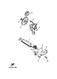 XVS650 Маслонасос