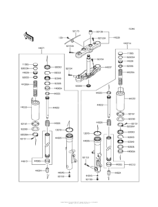 VN1700 Передняя вилка