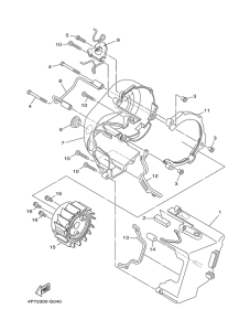 XC125E Air shroud & fan