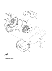 YW100E Air shroud. fan