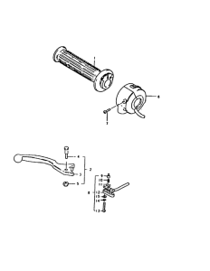 GS1000 Right handle switch
