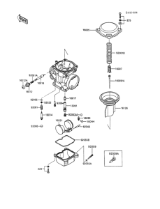 ZX600 Карбюратор в разборе