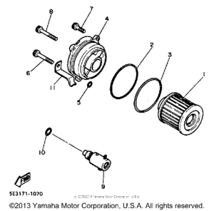 XV700L Маслянный фильтр