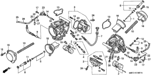 XL1000V Carburetor assy