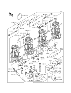 ZX750 Carburetor assy