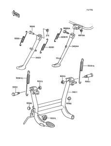 ZG1300 Подножка