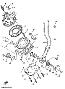 TDR125 Цилиндры