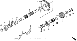 XR250R Кик стартер