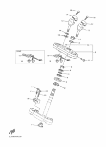 XVS950CU (ABS) ステアリング