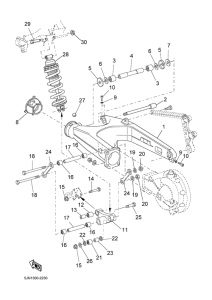 BT1100 Rear arm   suspension