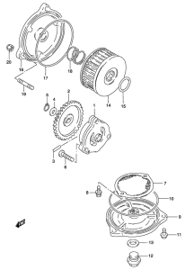 GZ250 Маслонасос