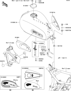 EJ800 Топливный бак