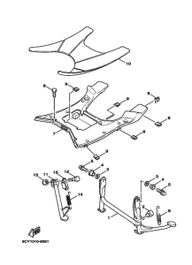 XC125SV ｽﾀﾝﾄﾞ. ﾌｰﾄﾚｽﾄ