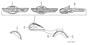 GL1500C Stripe / mark