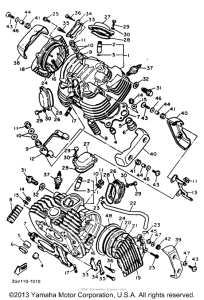 XV535T Головка цилиндров