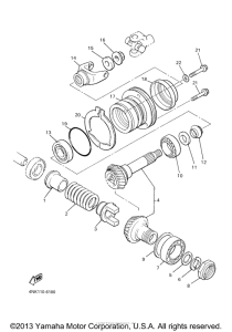 XVZ1300TFM Промежуточный ведущий вал