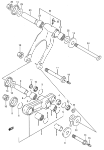 RMX250 Cushion lever