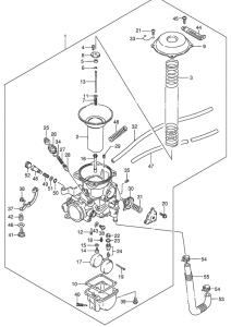 VS1400 Carburetor assy