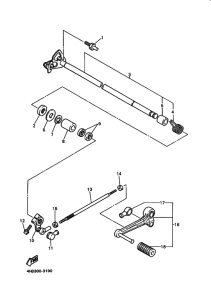 YZF750SP YZF750SPF Shaft shift