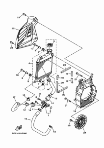 MWS150-A Radiator & hose