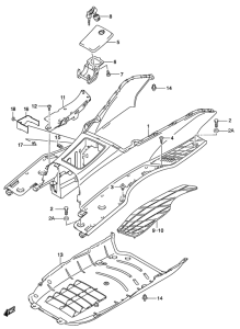 UH150 Щиток облицовочный задний