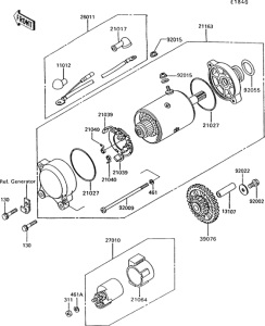 ZG1200 Starter motor(zg1200-b6)