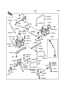 EX250 Карбюратор
