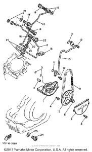 XV1000LC Масляный насос