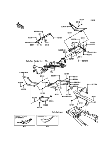 EX300 Боковые обтекатели