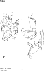 VZ800 Обтекатель рамы