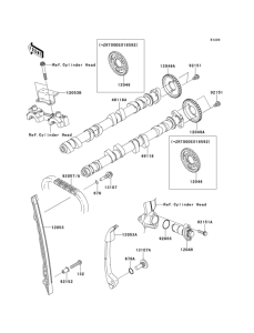 ZR1000 Распред вал