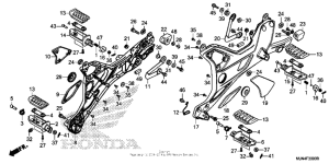 CTX1300 (ABS) Подножки