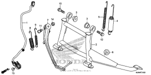 CTX1300 (ABS) Подножка