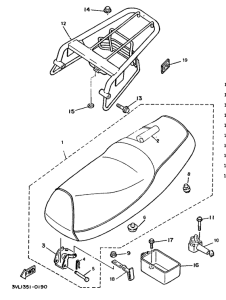 CW50 Selle. porte -bagages